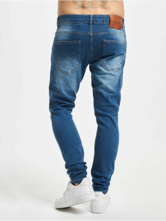 Herren Skinny Jeans Bennet In Blau 2 Herren Skinny Jeans Bennet In Blau – Bild 2