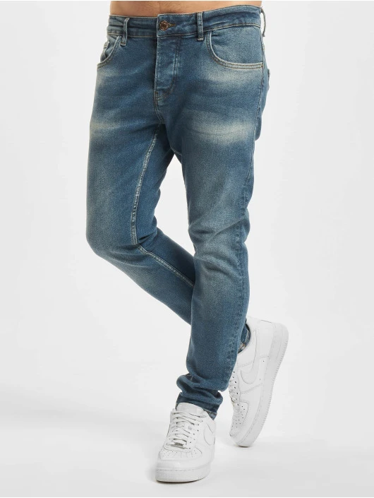 Herren Skinny Jeans Mattis In Blau 2 Herren Skinny Jeans Mattis In Blau – Bild 2