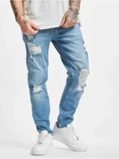 Herren Skinny Jeans Leon In Blau