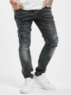 Herren Skinny Jeans Ken In Grau