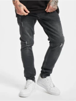 Herren Skinny Jeans Steven In Schwarz