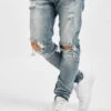 Herren Straight Fit Jeans Liam In Blau