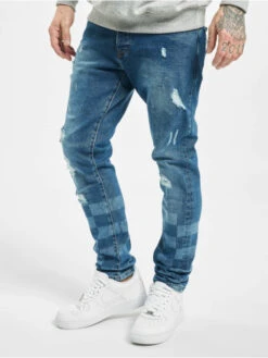 Herren Skinny Jeans Levin In Blau