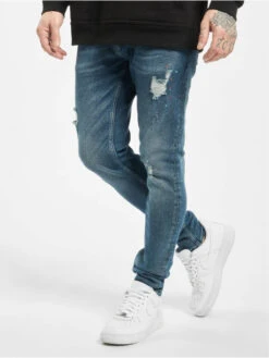 Herren Skinny Jeans Rico In Blau