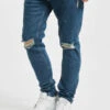 Herren Skinny Jeans Irvine In Blau