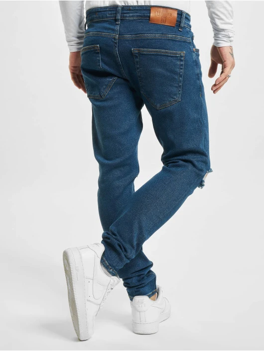 Herren Skinny Jeans Quentin In Blau 2 Herren Skinny Jeans Quentin In Blau – Bild 2