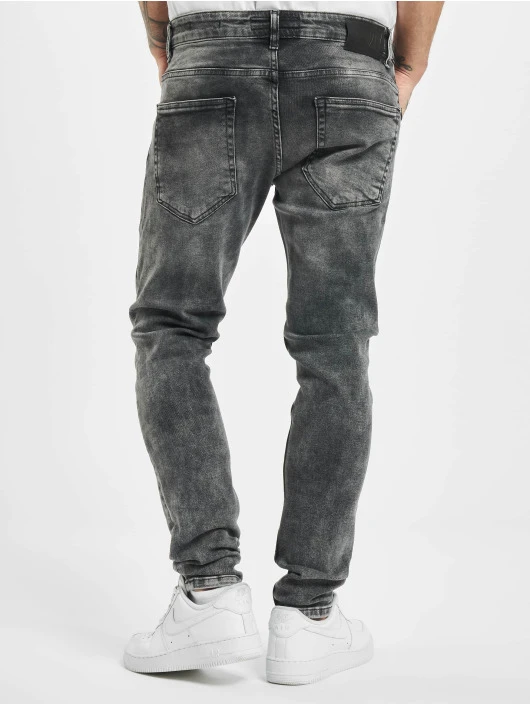 Herren Skinny Jeans Riccardo In Grau 2 Herren Skinny Jeans Riccardo In Grau – Bild 2