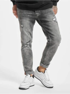Herren Skinny Jeans Ron In Grau