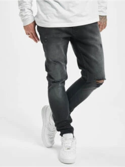 Herren Skinny Jeans Reyna In Schwarz