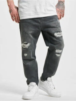 Herren Straight Fit Jeans Wesley In Grau
