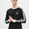 Adidas Originals Herren Longsleeve Originals 3-Stripes In Schwarz