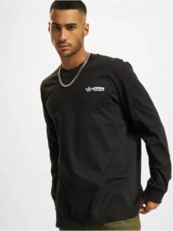 Adidas Originals Herren Longsleeve Graphic In Schwarz