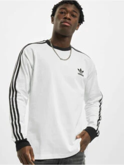 Adidas Originals Herren Longsleeve 3-Stripes In Weiß