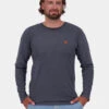 Herren Longsleeve Alex A In Blau