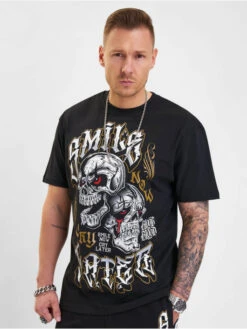 Herren T-Shirt Charlito In Schwarz