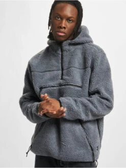 Brandit Herren Hoody Teddyfleece Worker In Grau