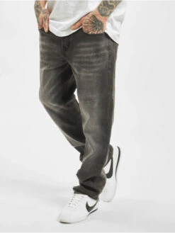 Brandit Herren Straight Fit Jeans Rover In Schwarz