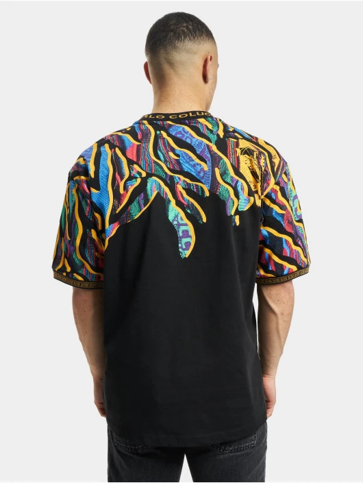 CARLO COLUCCI Herren T-Shirt Oversize Print In Schwarz 2 CARLO COLUCCI Herren T-Shirt Oversize Print In Schwarz – Bild 2