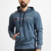 Champion Herren Hoody Logo In Blau