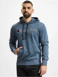 Champion Herren Hoody Logo In Blau