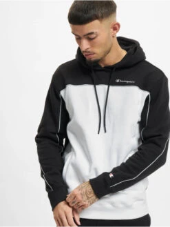 Champion Herren Hoody Two Tone In Schwarz
