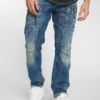 Cipo & Baxx Herren Straight Fit Jeans Alpha In Blau