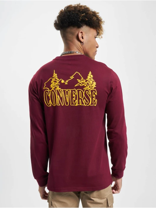 Converse Herren Longsleeve Counter Climate In Rot 2 Converse Herren Longsleeve Counter Climate In Rot – Bild 2