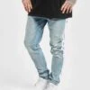 Herren Skinny Jeans Tape In Blau