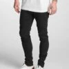 Herren Skinny Jeans Ripper In Schwarz