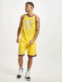 DEF Herren Anzug Basketball In Gelb