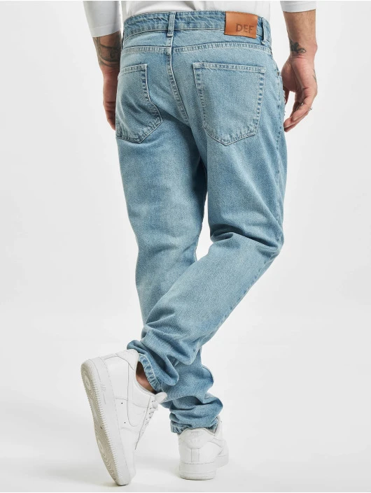 DEF Herren Straight Fit Jeans Carl In Blau 2 DEF Herren Straight Fit Jeans Carl In Blau – Bild 2