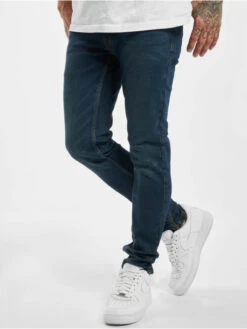 Denim Project Herren Skinny Jeans Mr. Red In Blau