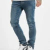 Denim Project Herren Skinny Jeans Mr. Green In Blau