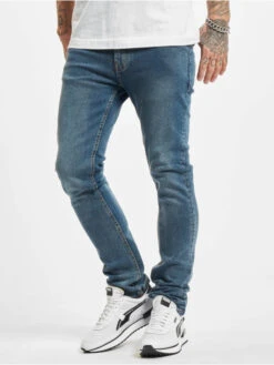 Denim Project Herren Skinny Jeans Mr. Green In Blau