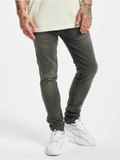 Denim Project Herren Skinny Jeans Flex In Grau