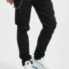 Denim Project Herren Straight Fit Jeans Mr. Red Chain Destroy In Schwarz