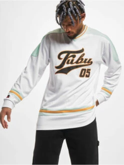 FUBU Herren Longsleeve Hockey In Weiß