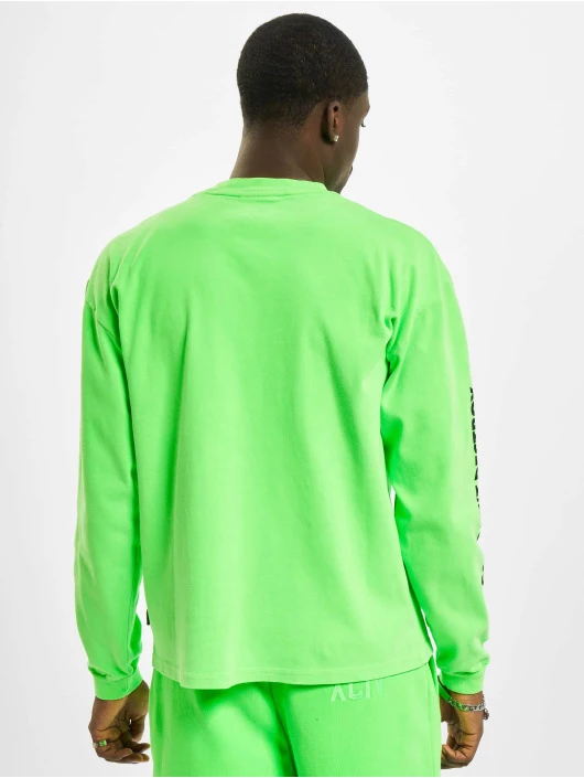 GCDS Herren Longsleeve Logo Print In Grün 2 GCDS Herren Longsleeve Logo Print In Grün – Bild 2