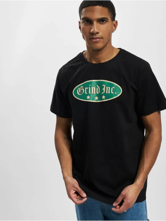 Herren T-Shirt Oldschool Logo In Schwarz 1 Herren T-Shirt Oldschool Logo In Schwarz