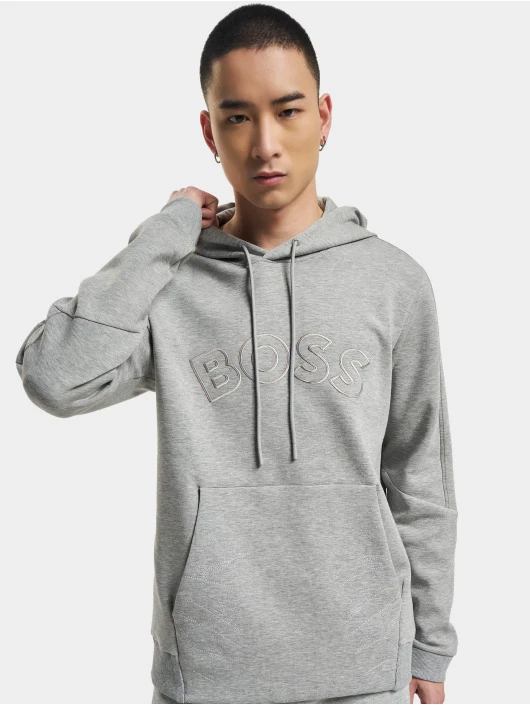 Hugo Herren Hoody Soody 2 Logo In Grau 1 Hugo Herren Hoody Soody 2 Logo In Grau