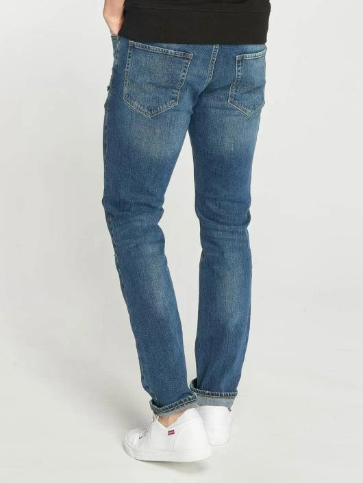 Jack & Jones Herren Straight Fit Jeans JjiTim In Blau 1 Jack & Jones Herren Straight Fit Jeans JjiTim In Blau