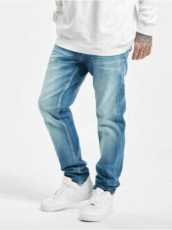 Jack & Jones Herren Straight Fit Jeans JjiMike Jjoriginal Jos 411 In Blau