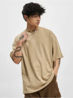 Jack & Jones Herren T-Shirt Scripting Crew Neck In Beige