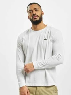 Lacoste Herren Longsleeve Sport In Weiß