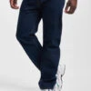 Herren Straight Fit Jeans Button Fly Onewash In Blau