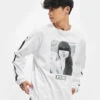 Mister Tee Herren Longsleeve Fuck It In Weiß