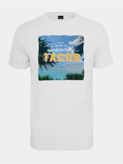 Mister Tee Herren T-Shirt Tacos In Weiß