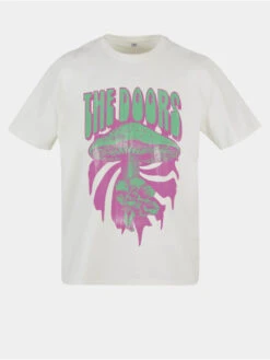 Mister Tee Herren T-Shirt The Doors Mushroom Oversize In Weiß