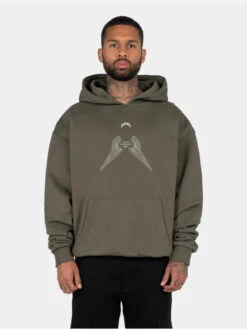 Herren Hoody Higher Than Heaven V.5 With Ultra Heavy In Olive