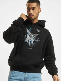 Herren Hoody Heavy Oversized Essentials V.4 ''Saint V.1'' In Schwarz